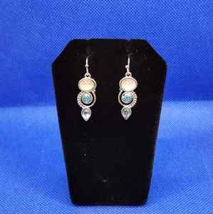 😍STUNNING😍 BOHO TRIPLE STONE EARRINGS